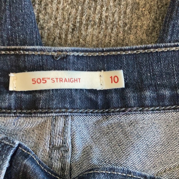 Levi Strauss 505 Straight Jeans Size 10 - Picture 8 of 9